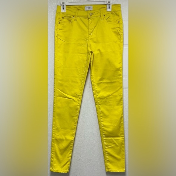 Celebrity Pink Pants - Celebrity Pink Vibrant Yellow Straight Leg Pants